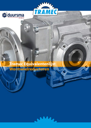 Tramec equivalentenlijst wormwielreductoren